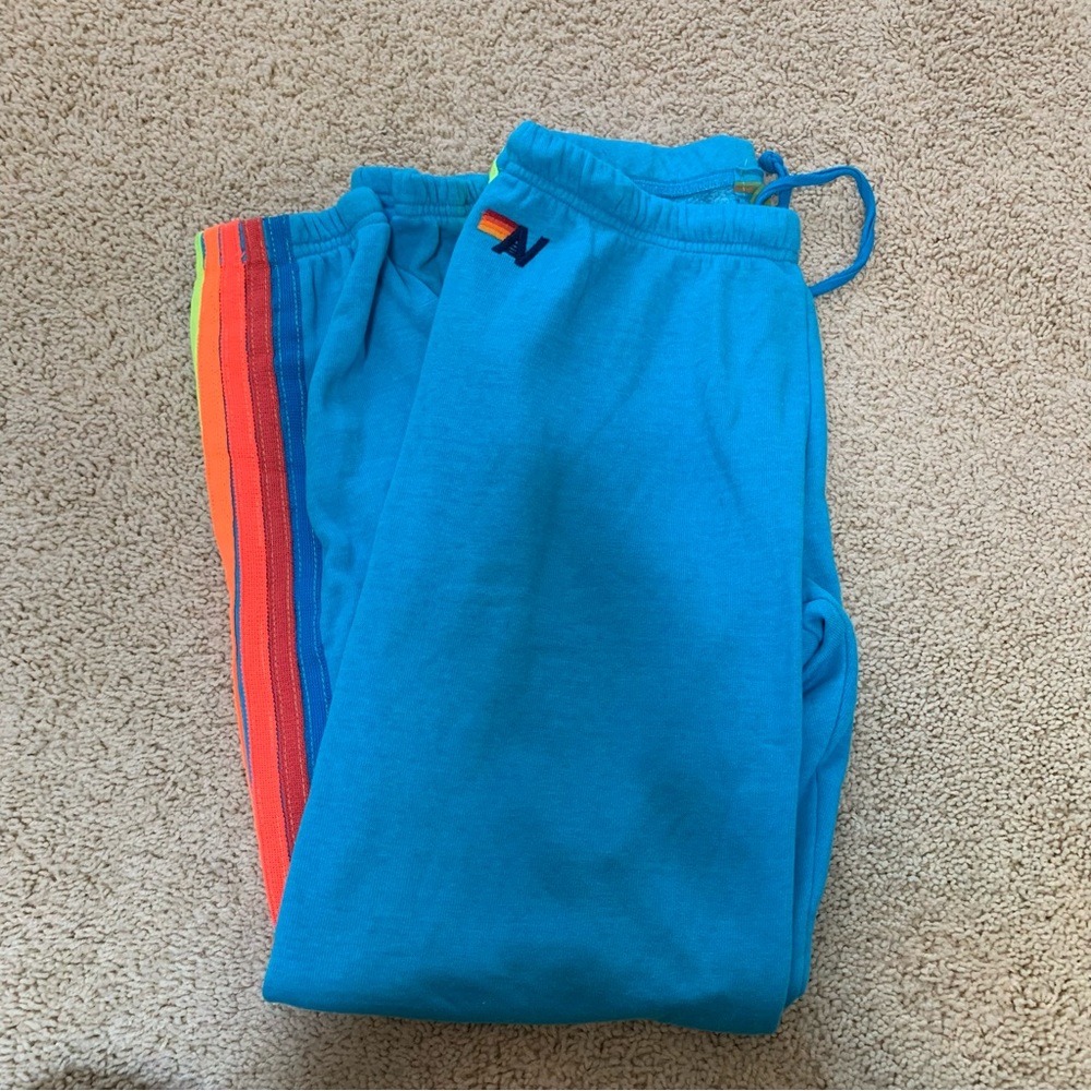 Aviator Nation Neon Blue Sweatpants